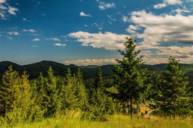 Güzel dağ manzara arka plan