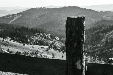 Dağların güzel manzarası