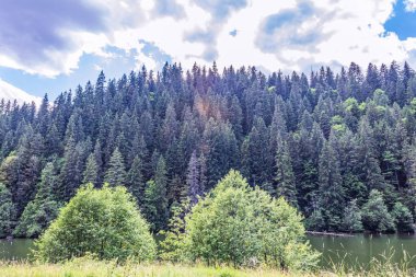 Dağların güzel manzarası