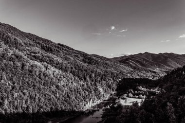 Güzel dağ manzara arka plan