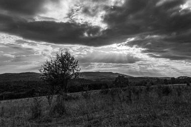Dağların güzel manzarası