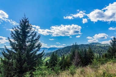 Dağların güzel manzarası