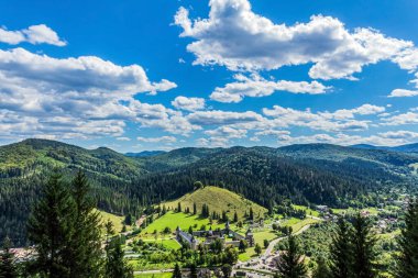 beautiful landscape in the carpathian