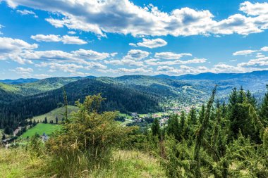 amazing view on vitosha mountain, sofia city, bulgaria