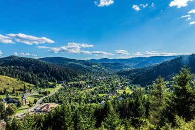 Dağların güzel manzarası. Doğa