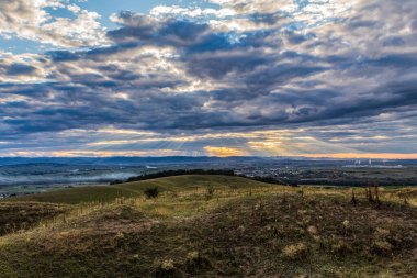 Dağların güzel manzarası