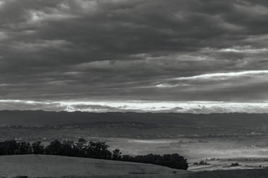 Dağların güzel manzarası