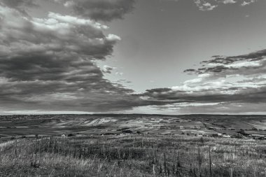 Dağların güzel manzarası.