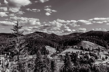 Eski şehrin manzarası.