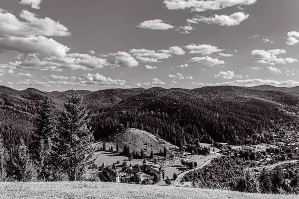 the city of carpathians. ukraine.