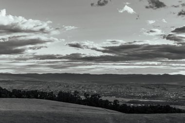 Barselona şehrinin manzarası