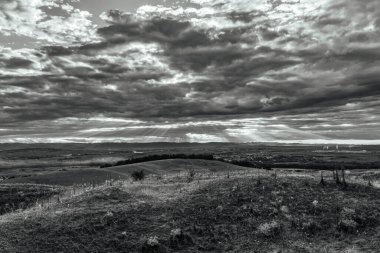 Dağların güzel manzarası