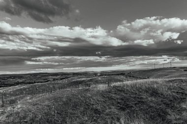 Dağların güzel manzarası.