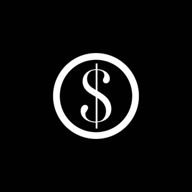 Dolar Sembol Simgesi Simgesi Vektör A temiz, minimalist vektör tasarımı bir çember içinde para, finans ve ekonomiyi temsil eden bir dolar sembolü içerir. Mali, ticari ve yatırımla ilgili projeler için ideal.