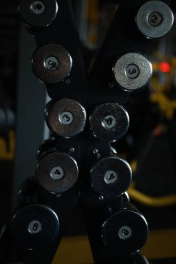 Spor salonunda Lat Pulldown Egzersizi Yapan Kadın. 