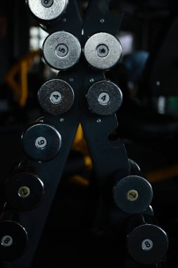 Spor salonunda Lat Pulldown Egzersizi Yapan Kadın. 