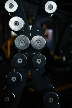 Spor salonunda Lat Pulldown Egzersizi Yapan Kadın. 