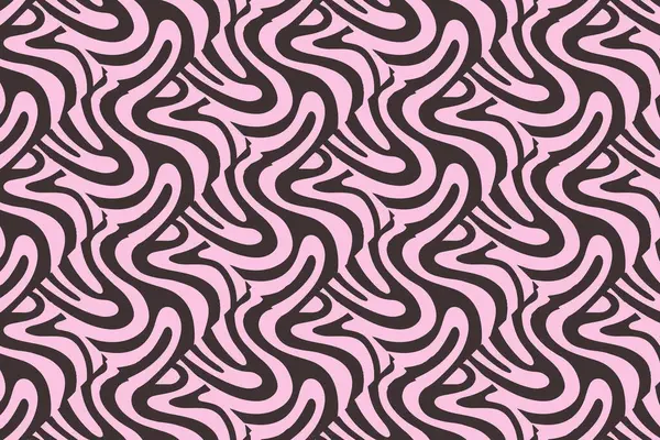 Soyut dalgalı çizgi seamless modeli