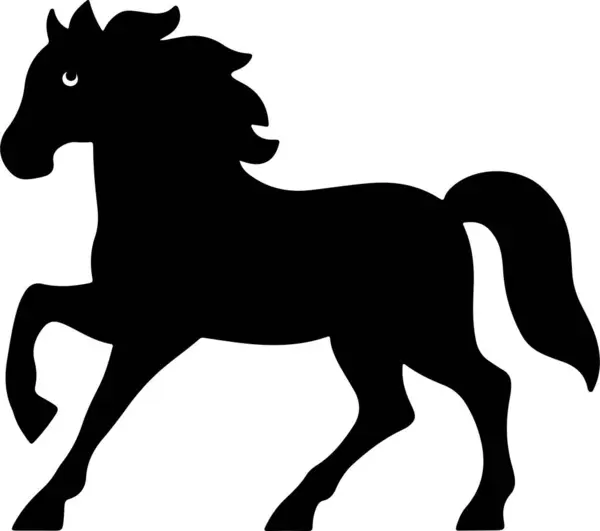 durmakta olan Arap atı silueti at siyah simge vektör çıkartması sembolü