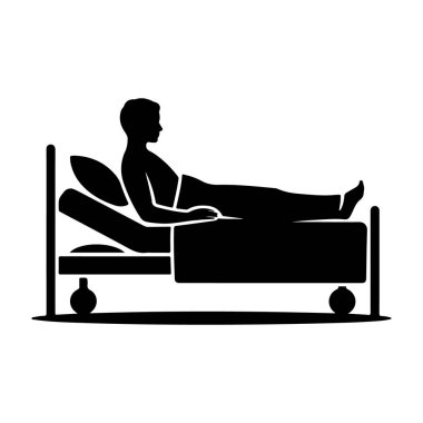 İnsan vücudu farklı açılar çizer. Sanat silueti şeffaf arkaplanda izole edilir.