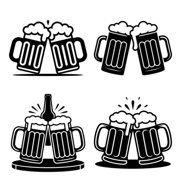 Ayı fincanı ve şişe silueti saydam arkaplanda izole edildi