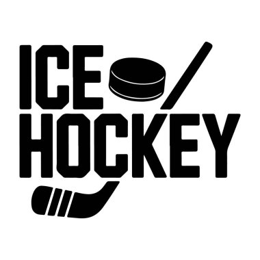 Buz hokeyi gömleği tasarımı elementleri silueti şeffaf arkaplanda izole edildi