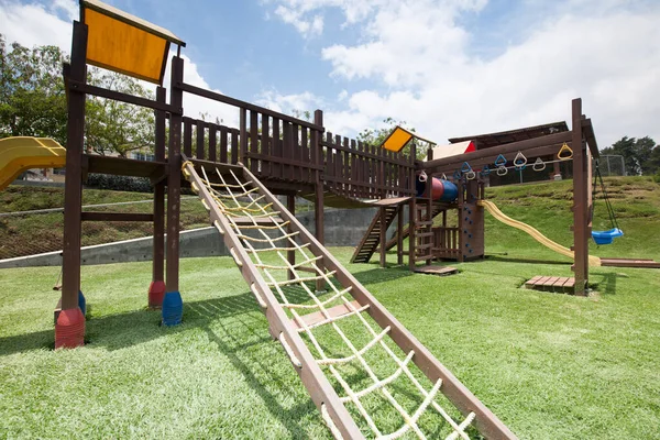 Outdoor Playground Area Background — Stock Photo, Image