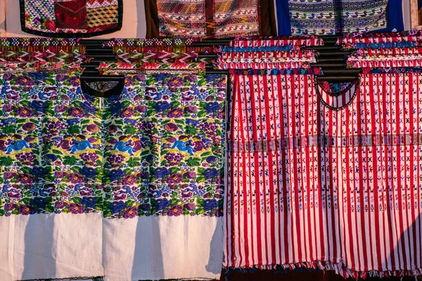 Handgemaakte Kleding Van Mayas Traditionele Outfits — Stockfoto