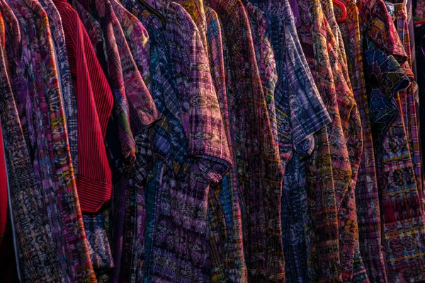 Ručně Vyráběné Šaty Mayas Tradiční Oblečení — Stock fotografie