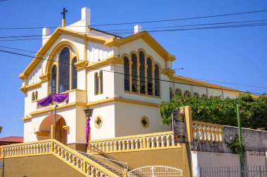 El Salvador 'daki Izalco' da sokak manzarası