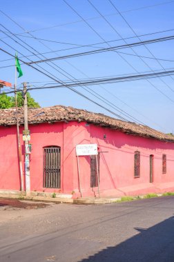 El Salvador 'daki Izalco' da sokak manzarası