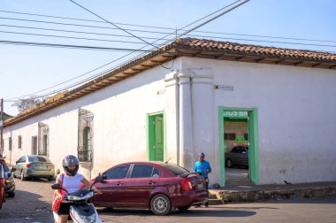 El Salvador 'daki Izalco' da sokak manzarası