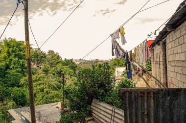 Guatemala şehri manzarası, seyahat