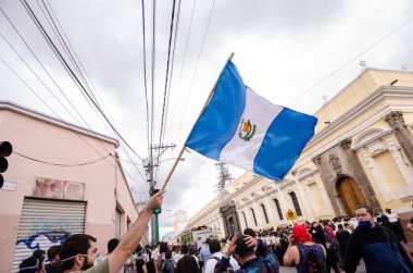  Guatemala 'daki aktivistler 21 Kasım 2020' de protesto çağrısı yaptı.