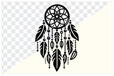 Boho dekor, dijital sanat, baskılar ve dövme tasarımları için mükemmel çarpıcı bir siyah rüya yakalayıcı silueti keşfedin. Yaratıcı ve ruhani projeler için yüksek kaliteli siyah rüya yakalayıcı.