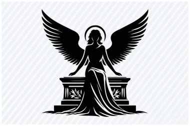 Bu meleği Tomb Silhouette Bundle 'dan dijital el işleri, baskılar ve tasarımlar için al. Dini projeler, Paskalya temaları ve ilham verici sanat eserleri için mükemmel..