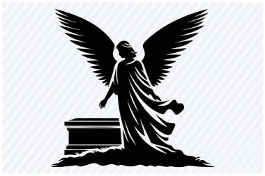 Bu meleği Tomb Silhouette Bundle 'dan dijital el işleri, baskılar ve tasarımlar için al. Dini projeler, Paskalya temaları ve ilham verici sanat eserleri için mükemmel..