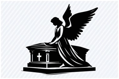 Bu meleği Tomb Silhouette Bundle 'dan dijital el işleri, baskılar ve tasarımlar için al. Dini projeler, Paskalya temaları ve ilham verici sanat eserleri için mükemmel..