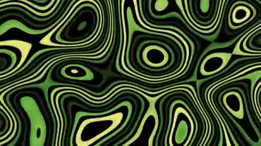 Yeşil renkli, soyut, dikişsiz topoğrafya arka planı. Çemberlerle canlandırılmış arkaplan.