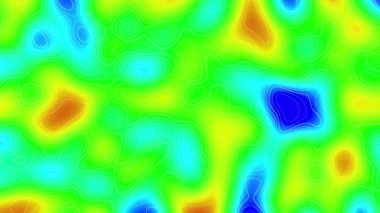 Sıcaklık topografik harita arkaplanı. Topografik arka plan konsepti, Dünya sıcaklığı. Pürüzsüz arkaplanı olan sıcaklık haritası