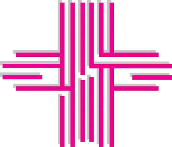 Çapraz simge, vektör çizimi