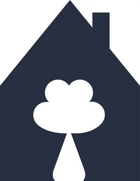 yağmur bulutu vektör simgesi