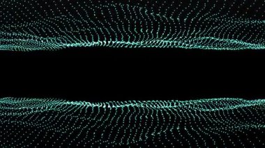 Soyut teknoloji dalgası. 3d oluşturma.