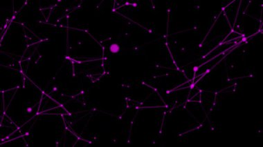 Noktaları birleştiren ağ. Soyut teknoloji bilimi geçmişi. vektör illüstrasyonu.