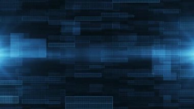 soyut mavi geometrik arkaplan parlayan çizgiler ve noktalar