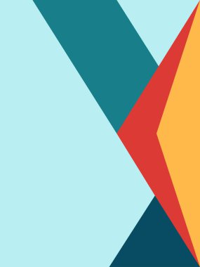 Hollanda ulusal bayrağının renklerinin geometrik deseni. düz renk