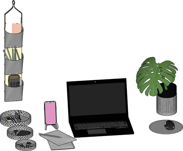 Merkez ofis için farklı nesneler seti