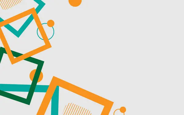 Geometrik elementlerle soyut arkaplan, vektör illüstrasyonu