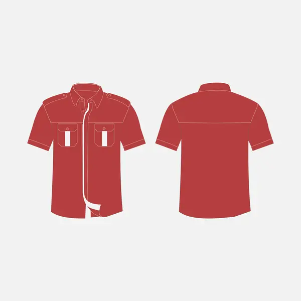 Gömlek ve giysi ikonunun vektör çizimi. Giysilerin ağ ögesi stok için vektör simgesi giyer.