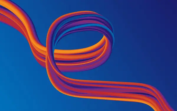 Renkli dalgalı desenlere sahip soyut arkaplan